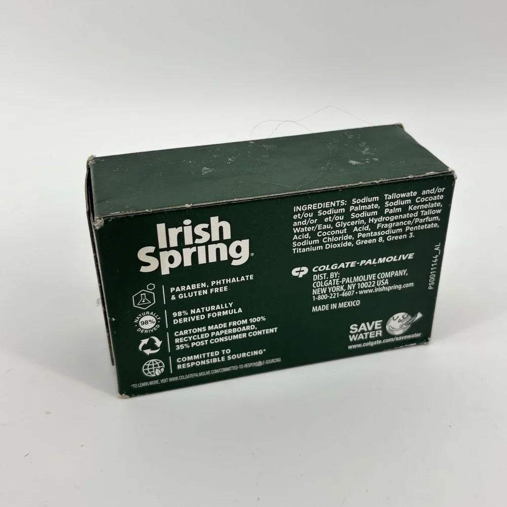 Irish Spring Original Deodorant Bar Soap 3.7 Ounce 1‎ Bar